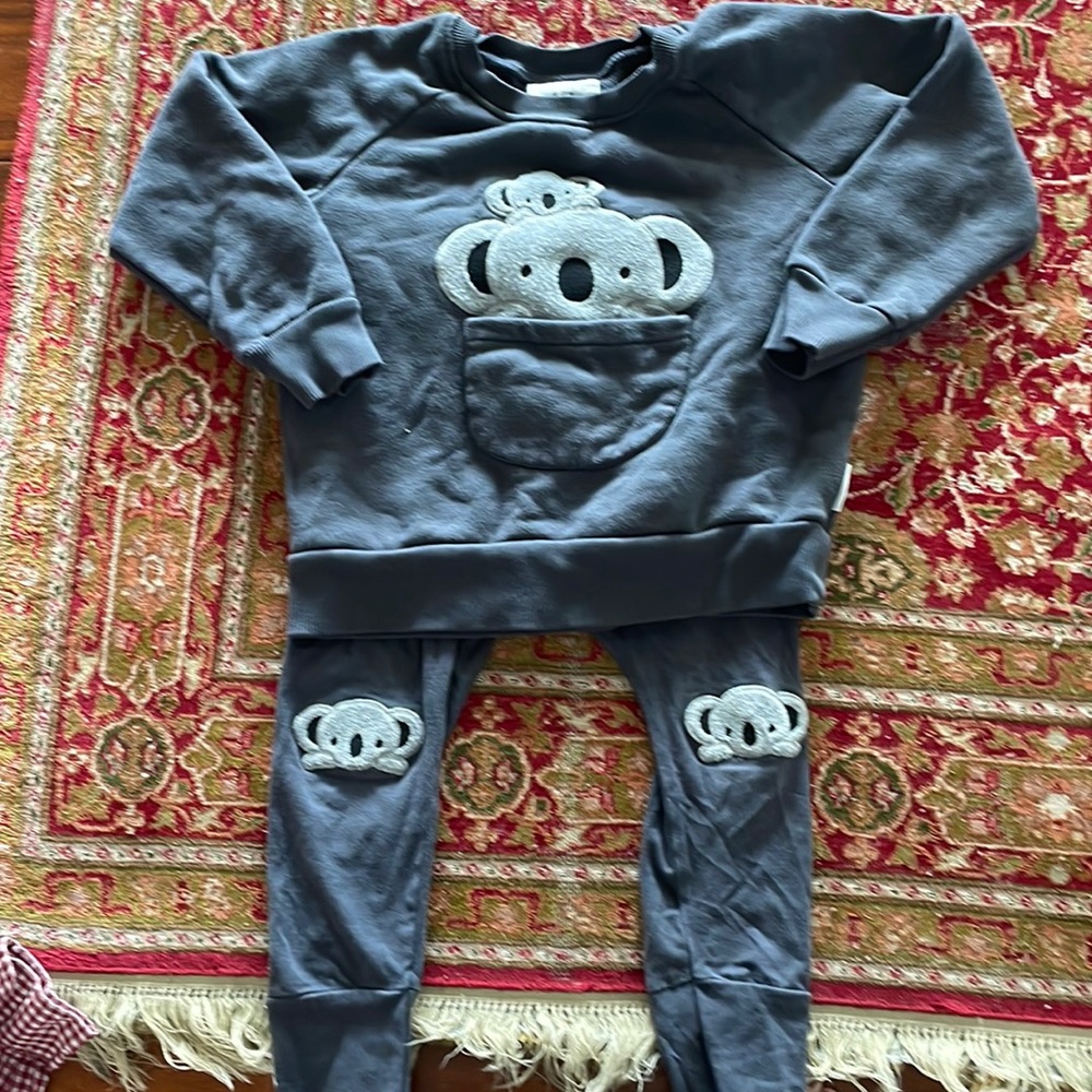 Huxbaby Sweatshirt and matching pants size 4